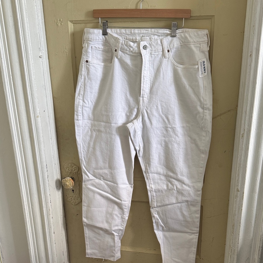 Old Navy Women's White Skinny Jeans
